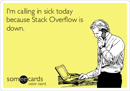 Stack overflow est en panne !
